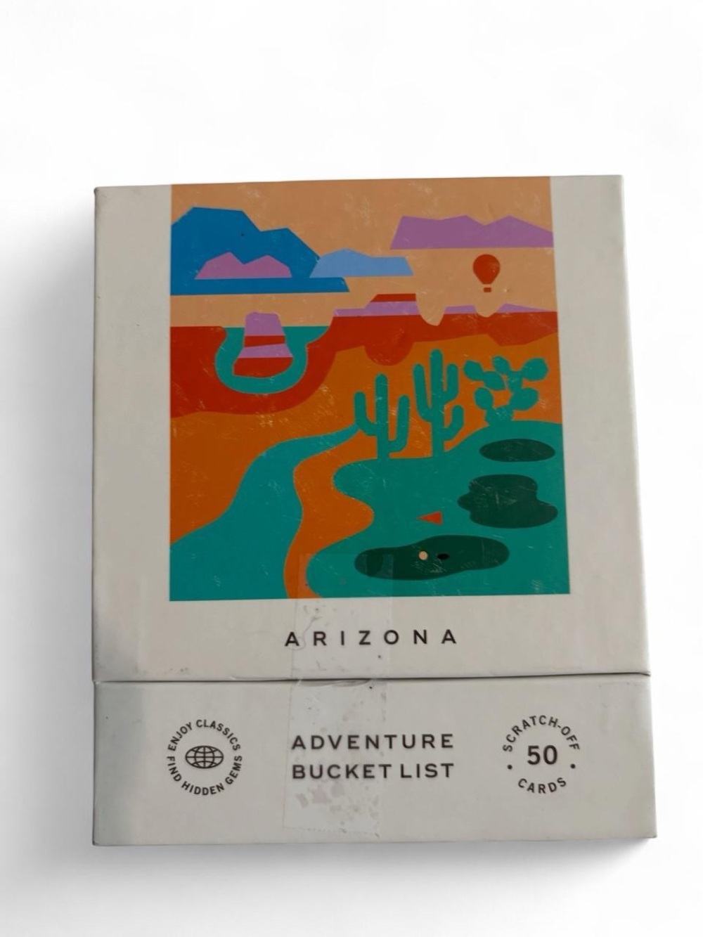 Arizona Adventure Bucket List Scratch-Off Cards - White